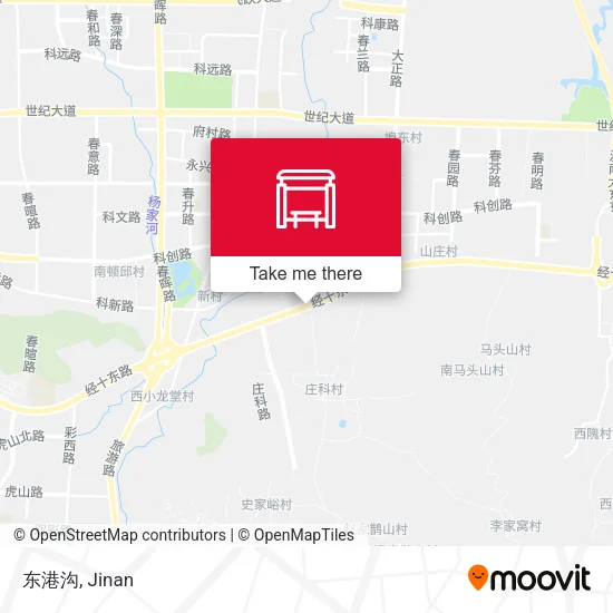 东港沟 map