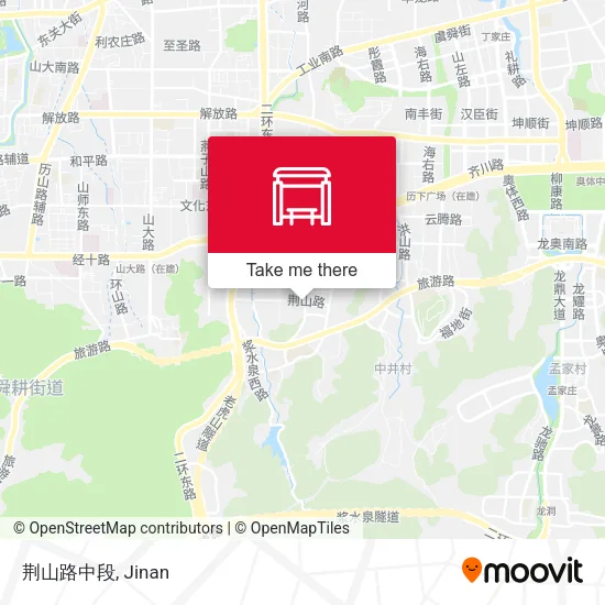 荆山路中段 map