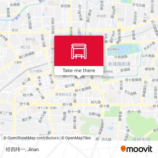 经四纬一 map