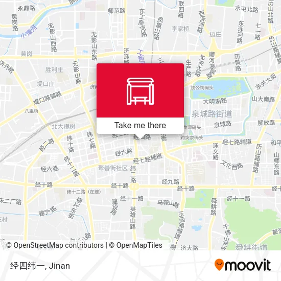 经四纬一 map