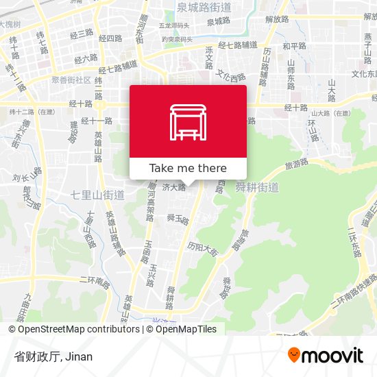 省财政厅 map