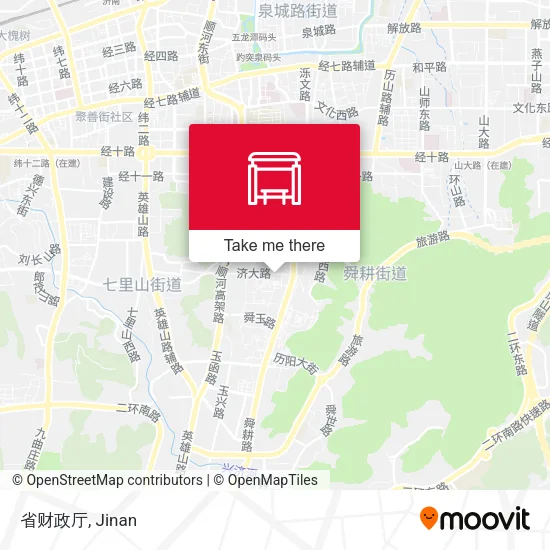 省财政厅 map