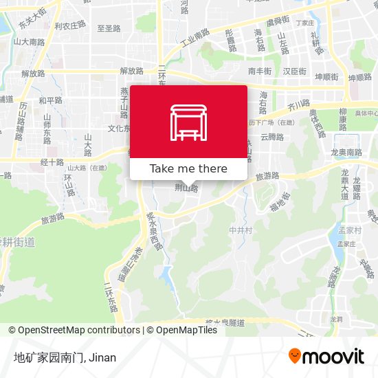 地矿家园南门 map