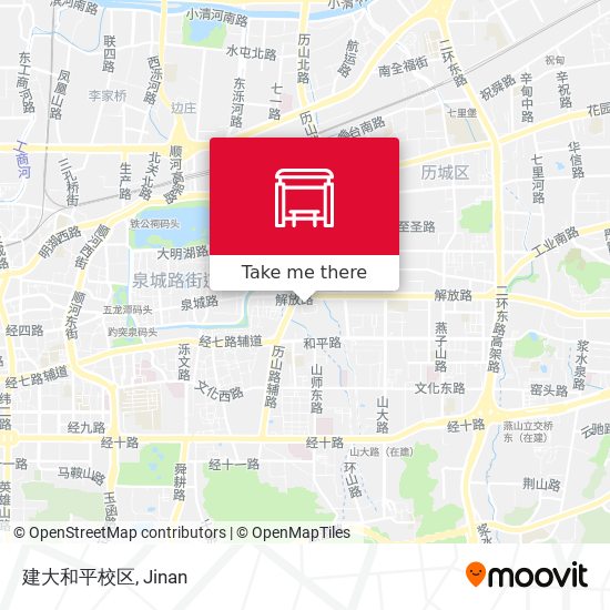建大和平校区 map