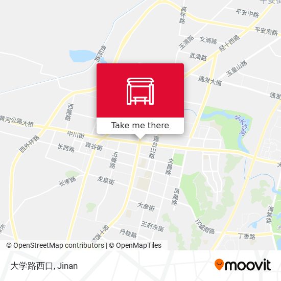 大学路西口 map