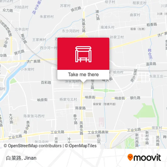 白菜路 map