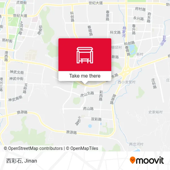 西彩石 map