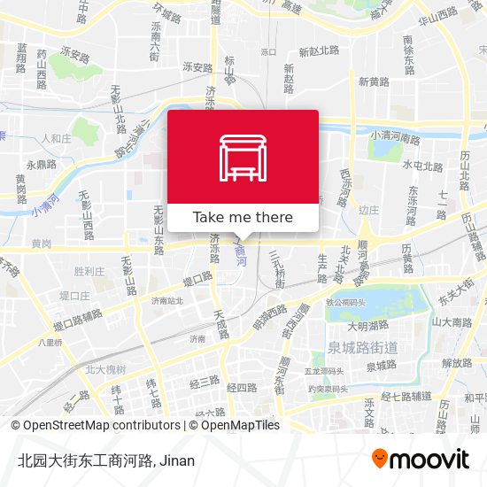 北园大街东工商河路 map