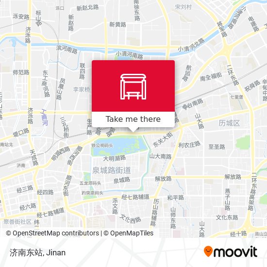 济南东站 map