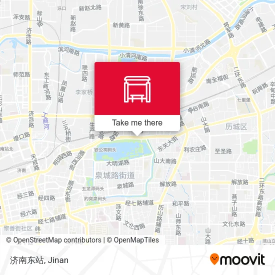 济南东站 map