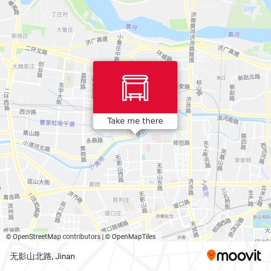 无影山北路 map