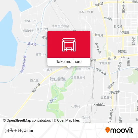 河头王庄 map