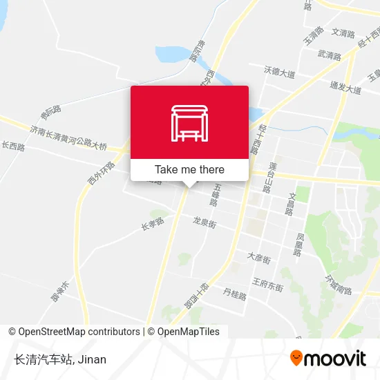 长清汽车站 map