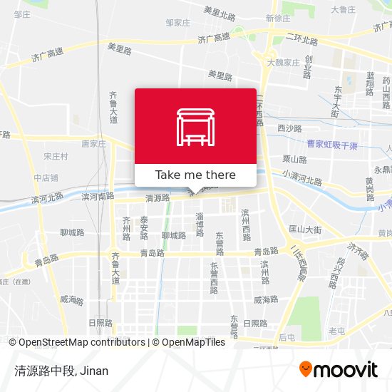清源路中段 map