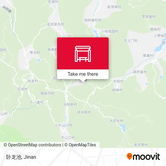 卧龙池 map