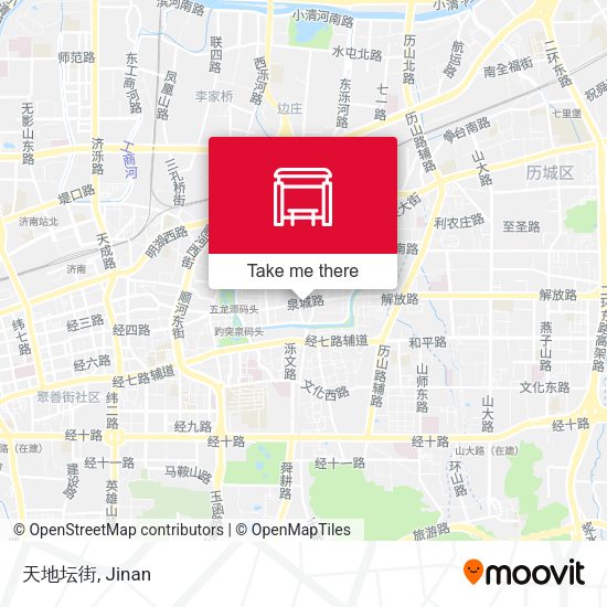 天地坛街 map