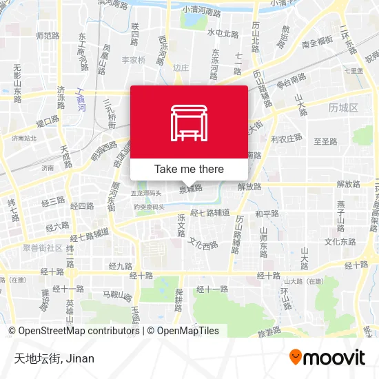 天地坛街 map