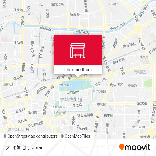 大明湖北门 map