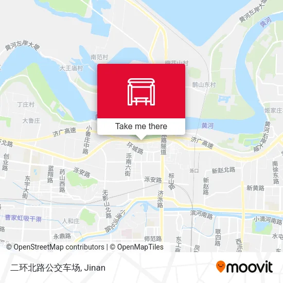 二环北路公交车场 map