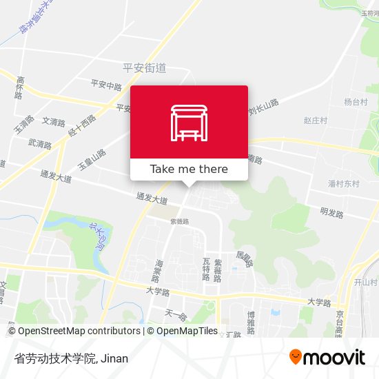 省劳动技术学院 map