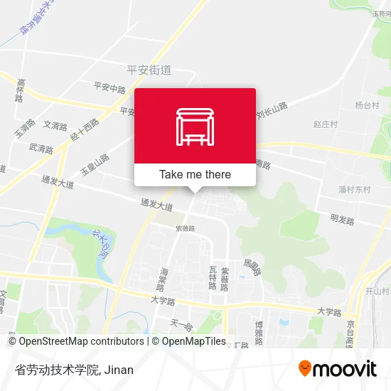 省劳动技术学院 map