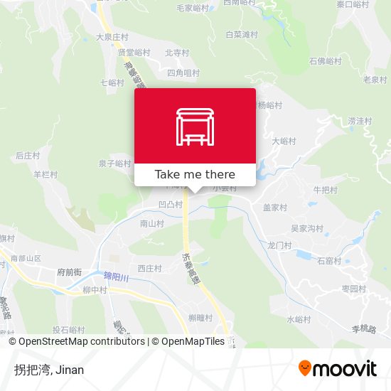 拐把湾 map
