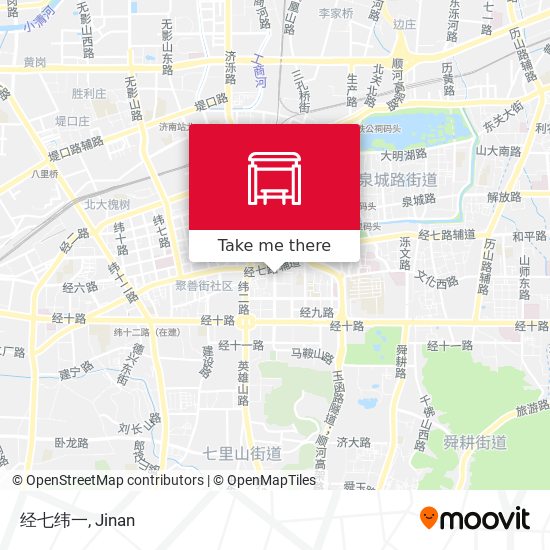 经七纬一 map