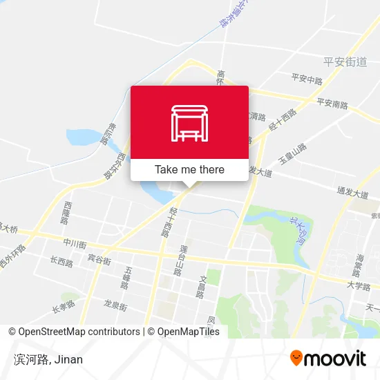 滨河路 map