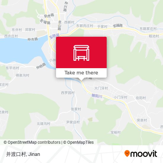 并渡口村 map