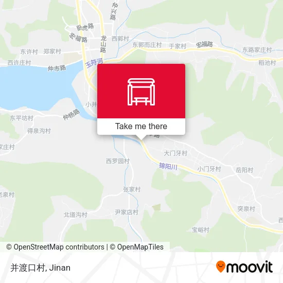 并渡口村 map