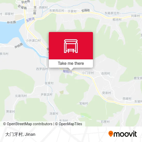 大门牙村 map