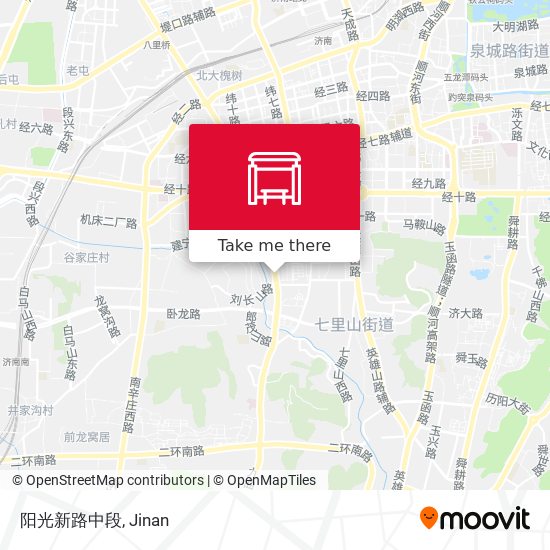 阳光新路中段 map