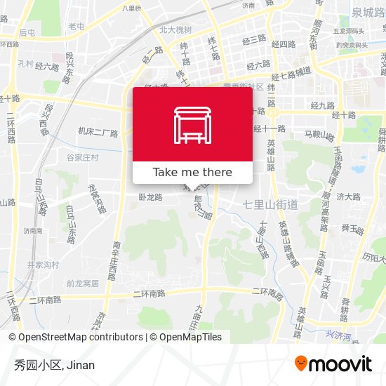 秀园小区 map