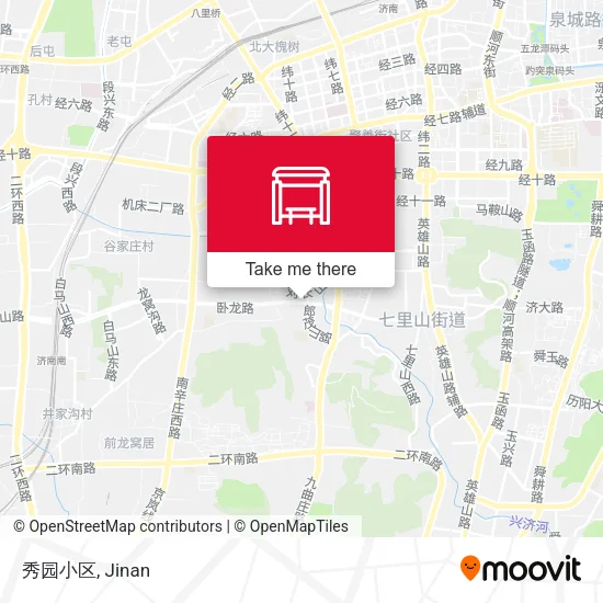 秀园小区 map
