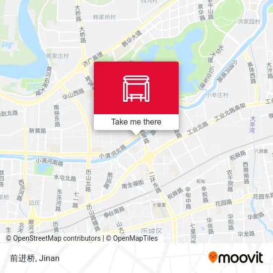 前进桥 map