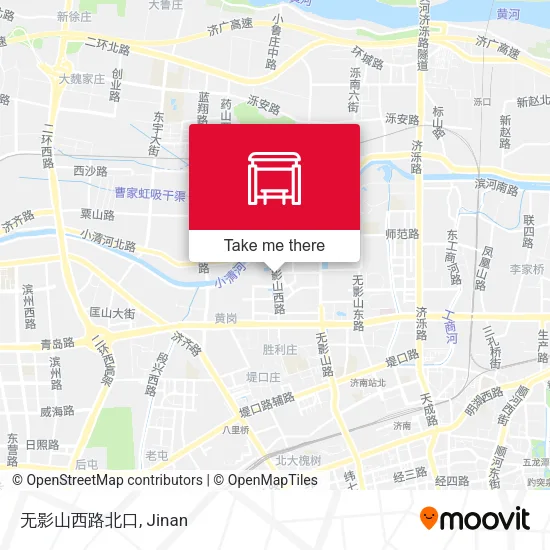 无影山西路北口 map