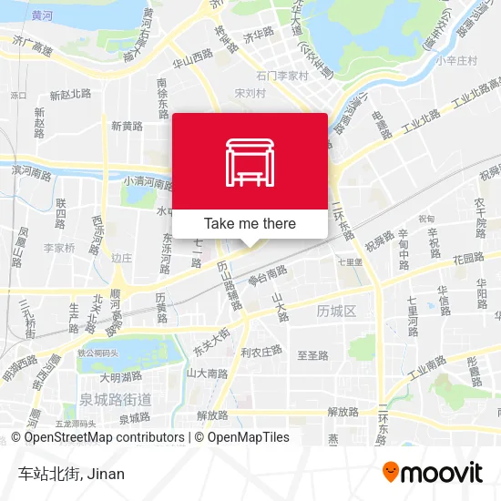 车站北街 map