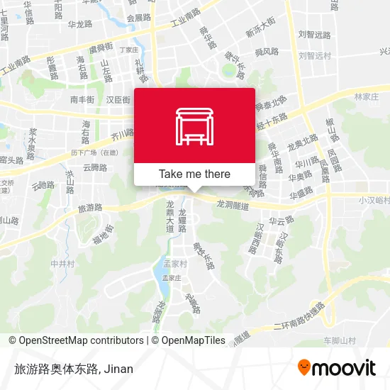 旅游路奥体东路 map