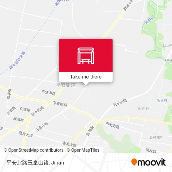 平安北路玉皇山路 map