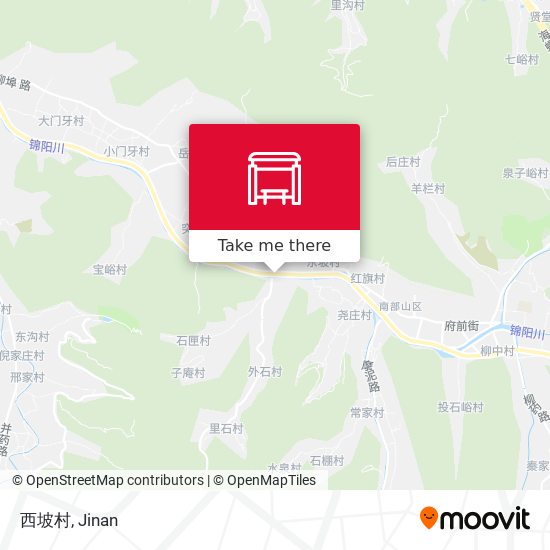 西坡村 map