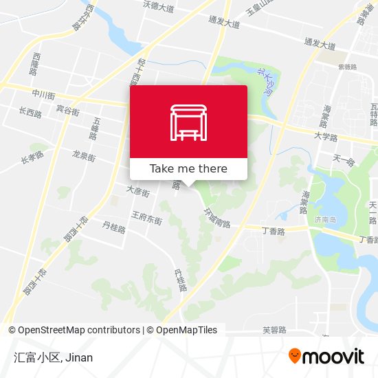 汇富小区 map