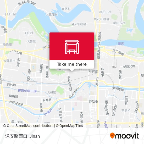泺安路西口 map