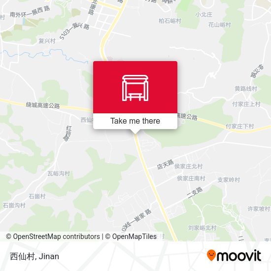 西仙村 map