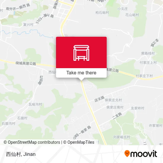 西仙村 map