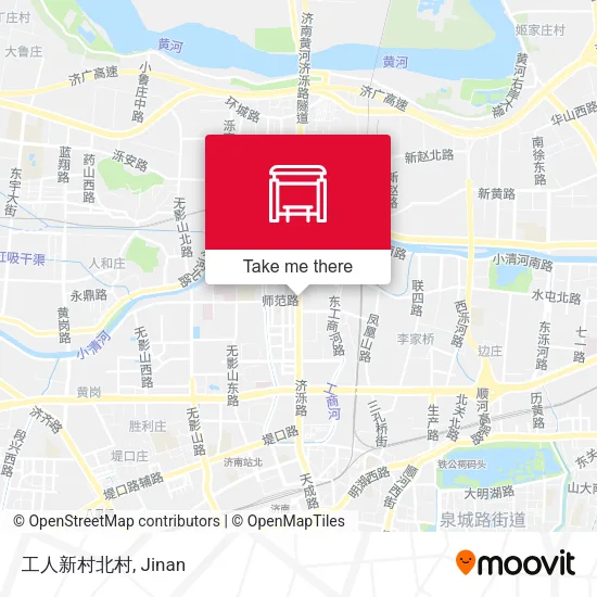工人新村北村 map