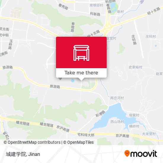 城建学院 map