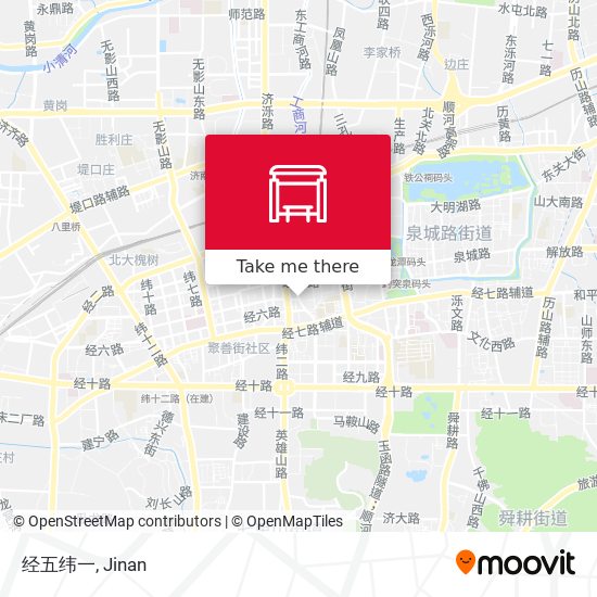 经五纬一 map