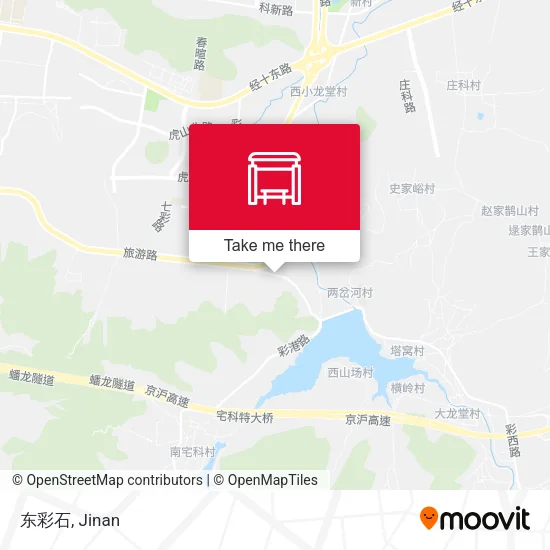东彩石 map