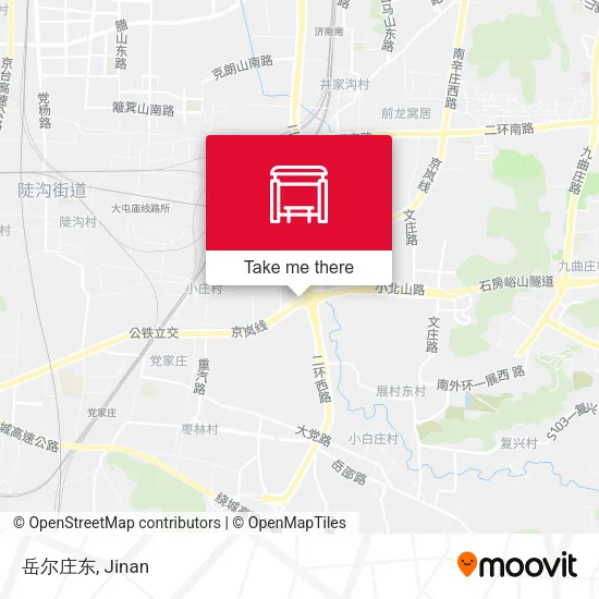 岳尔庄东 map