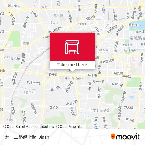 纬十二路经七路 map